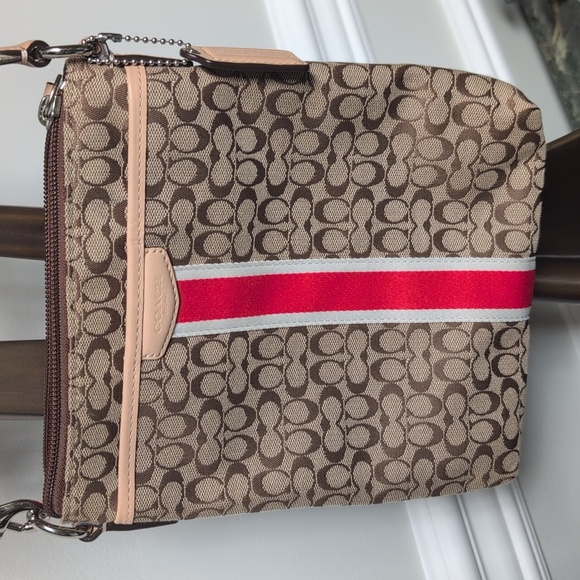 Coach Signature Canvas Crossbody. EUC - Picture 3 of 7